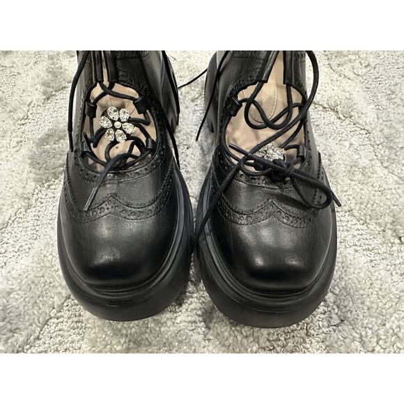 Simone Rocha Platform Ghillie Derby Size 37 NWOB - Picture 3 of 8